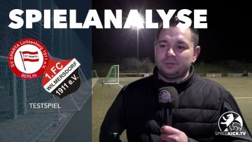 Spielanalyse | SV Sparta Lichtenberg – 1. FC Wilmersdorf (Testspiel)