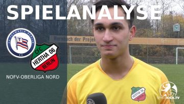 Spielanalyse | SV Tasmania – CFC Hertha 06 (14. Spieltag, NOFV-Oberliga Nord)