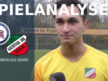 Spielanalyse | SV Tasmania – CFC Hertha 06 (14. Spieltag, NOFV-Oberliga Nord)