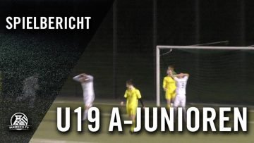 SpVg Schonnebeck U19 – Sportfreunde Niederwenigern (13.Spieltag, A-Junioren, Kreisleistungsklasse)