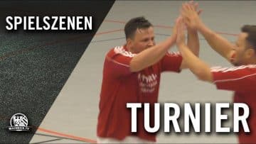 Spvgg Amöneburg – Hellas Rüsselsheim (Halbfinale, AH-Hallenturnier Eintr. Rüsselsheim) – Spielszenen