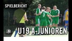 SSC Teutonia U19 – SV Blau-Gelb Berlin U19 (26. Spieltag, Landesliga, Staffel 1)
