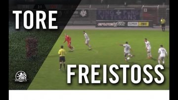 Starker Freistoß von Dragan Erkic (Tennis Borussia Berlin)