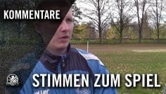 Statement von Pascal Engelhardt (RFC Liberta) — Stimme zum Spiel | SPREEKICK.TV