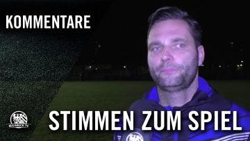 Stephan Adam (Trainer 1. FC Eschborn) und Baris Odabas (Spvgg. 05 Oberrad) – Die Stimmen