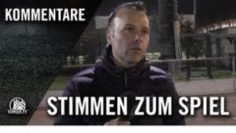 Stimme zum Spiel | Niendorfer TSV – FC Türkiye (Achtelfinale, Pokal)