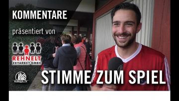 Stimme zum Spiel | Rugenbergen – NTSV (8. Spieltag, Oberliga) | Präsentiert von Rehnelt Zeitarbeit