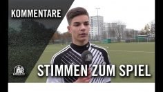 Stimme zum Spiel | SC VW 04 Billstedt U16 – Kummerfelder SV U16 (8. Spieltag, B-Oberliga)
