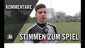 Stimme zum Spiel | SC VW 04 Billstedt U16 – Kummerfelder SV U16 (8. Spieltag, B-Oberliga)