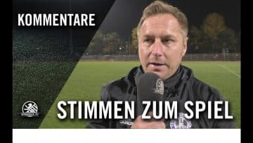 Stimme zum Spiel | Tennis Borussia Berlin – FC Hertha 03 Zehlendorf (11. Spieltag, NOFV-Oberliga N.)