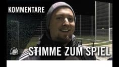 Stimme zum Spiel | TPSK Köln – SPVG. Porz (7. Spieltag, A-Junioren Sonderliga)