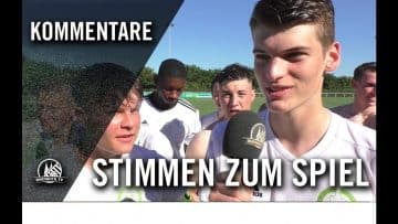 Stimmen | GW Brauweiler U19 – SC Germania E.-Lechenich (Qualifikation zur A-Junioren Bezirksliga)