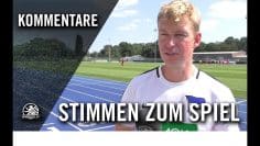 Stimmen – Hertha BSC U15 – RB Leipzig U15 (2. Spieltag, Regionalliga Nordost)