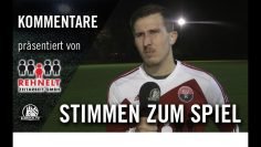 Stimmen | Rugenbergen – Victoria Hamburg (14. Spieltag, Oberliga) | Präsentiert von Rehnelt