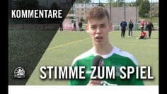 Stimmen | SV Chemie Adlershof U17 – SC Schwarz-Weiß Spandau U17 (23. Spieltag, B-Bezirksliga)