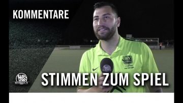 Stimmen | SV Pars Neu-Isenburg – SG Nieder-Roden (21. Spieltag, Kreisoberliga Offenbach)