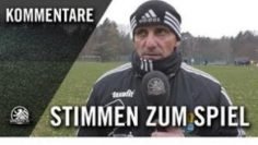 Stimmen | Tennis Borussia Berlin – Chemnitzer FC (13. Spieltag, A-Junioren, Regionalliga Nordost)