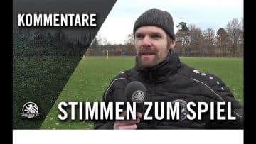 Stimmen | Tennis Borussia Berlin U19 – BFC Dynamo U19 (12. Spieltag, Regionalliga Nordost)