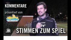 Stimmen | Vfl 93 II – VfL Hammonia II (16. Spieltag, KL 2) | Präsentiert vom ARRIBA Erlebnisbad