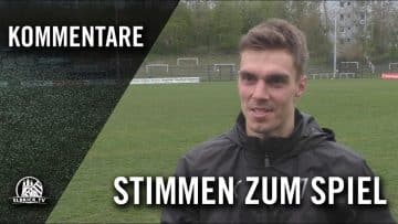 Stimmen zum Spiel | Altona 93 – TSV Sasel (29. Spieltag, Oberliga Hamburg)