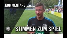 Stimmen zum Spiel | ASC 09 Dortmund – TSG Sprockhövel (5. Spieltag, Oberliga Westfalen)