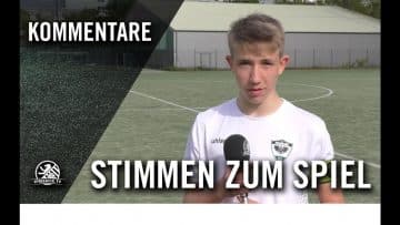 Stimmen zum Spiel | BFC Preussen 1894 U16 – SV Chemie Adlershof U17 (22. Spieltag, B-Bezirksliga)