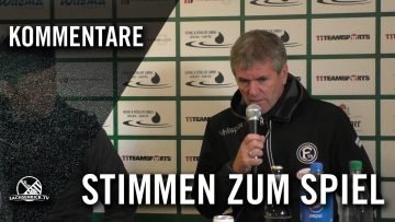 Stimmen zum Spiel | BSG Chemie Leipzig – Fortuna Düsseldorf 1895 (Freundschaftsspiel)