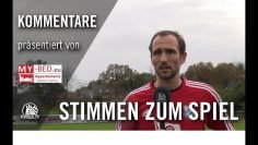 Stimmen zum Spiel | Dassendorf – NTSV (13. Spieltag, Oberliga) | Pra?sentiert von MY-BED.eu