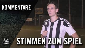 Stimmen zum Spiel DJK Schwarz-Weiss Wiesbaden – SV 1913 Niedernhausen (Kreispokal Wiesbaden)