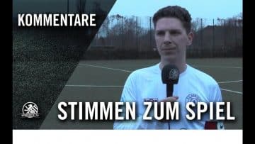 Stimmen zum Spiel | FC Arminia Tegel – SSV Köpenick-Oberspree (14. Spieltag, Kreisliga A, Staffel 4)