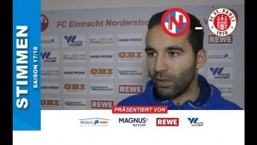 Stimmen zum Spiel | FC Eintracht Norderstedt – FC St. Pauli U23 (18. Spieltag, Regionalliga Nord)
