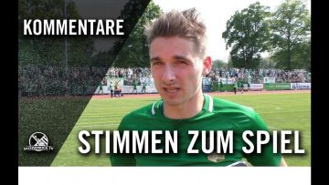 Stimmen zum Spiel | FC International Leipzig – BSG Chemie Leipzig (28. Spieltag, NOFV- Oberliga Süd)