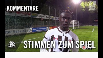 Stimmen zum Spiel | FC St. Pauli II – 1. FC Germania Egestorf-Langreder (Regionalliga Nord)