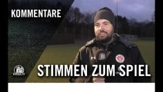 Stimmen zum Spiel | FC St. Pauli U16 – Hamburger SV U16 (7. Spieltag, B-Junioren Regionalliga Nord)
