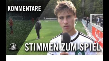 Stimmen zum Spiel | FC V. Köln U19 – SC B. Lindenthal-Hohenlind U19 (5.Spieltag, A-J. M.r. Liga)