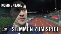 Stimmen zum Spiel (Fortuna Köln-Viktoria Köln, Bitburger-Pokal 2015) | RHEINKICK.TV