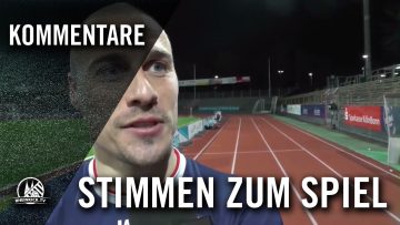 Stimmen zum Spiel (Fortuna Köln-Viktoria Köln, Bitburger-Pokal 2015) | RHEINKICK.TV