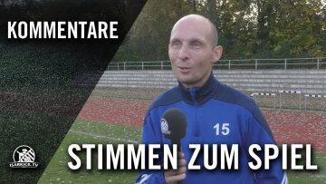 Stimmen zum Spiel | Fortuna Unterhaching – FC Biberg (10.Spieltag. Kreisklasse 5)