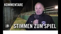 Stimmen zum Spiel | Füchse Berlin Reinickendorf – SV Sparta Lichtenberg (11. Spieltag, Berlin-Liga)
