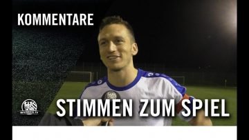 Stimmen zum Spiel | FV Stierstadt – Bornheim/GW Frankfurt (15. Spieltag, Gruppenliga)
