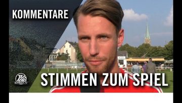 Stimmen zum Spiel | Günnigfeld – Horst Emscher (7. Spieltag, Landesliga, Staffel 3)