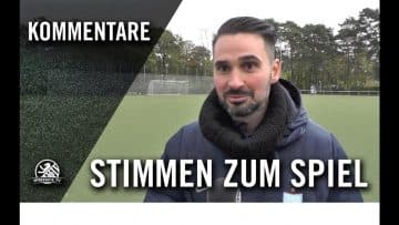 Stimmen zum Spiel | Hertha 03 Zehlendorf – FC Viktoria 1889 Berlin (Regionalliga)