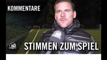 Stimmen zum Spiel | Horremer SV – Spvgg. Kirch-Grottenherten (13. Spieltag, Kreisliga B, Staffel 2)
