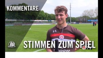 Stimmen zum Spiel I FC St.Pauli II – TSV Havelse (34. Spieltag, Regionalliga Nord)