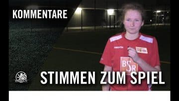 Stimmen zum Spiel l 1. FC Union Berlin – FC Viktoria 1889 Berlin (Halbfinale, Pokal der Frauen)