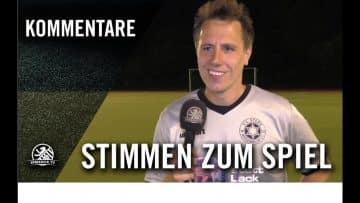 Stimmen zum Spiel l FC Stern Marienfelde – FC Nordost Berlin (25. Spieltag, Landesliga Staffel 2)