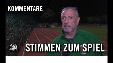 Stimmen zum Spiel | SC Charlottenburg – Füchse Berlin Reinickendorf (10. Spieltag, Berlin-Liga)