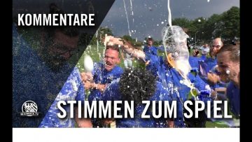 Stimmen zum Spiel | SC Dortelweil – SG Bornheim Grün Weiss (33. Spieltag, Gruppenliga Frankfurt)