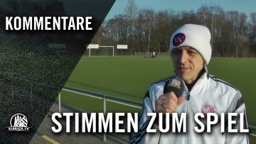 Stimmen zum Spiel (SC Vorwärts-Wacker – SV Eidelstedt, U17-Pokal) | ELBKICK.TV