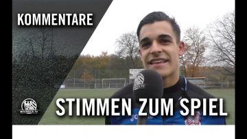 Stimmen zum Spiel | Schwanheim U19 – FSV Frankfurt U19 (11. Spieltag, Hessenliga)